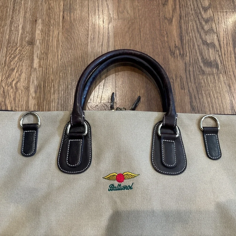Peter Millar canvas garment bag- Baltusrol Embroidery Logo